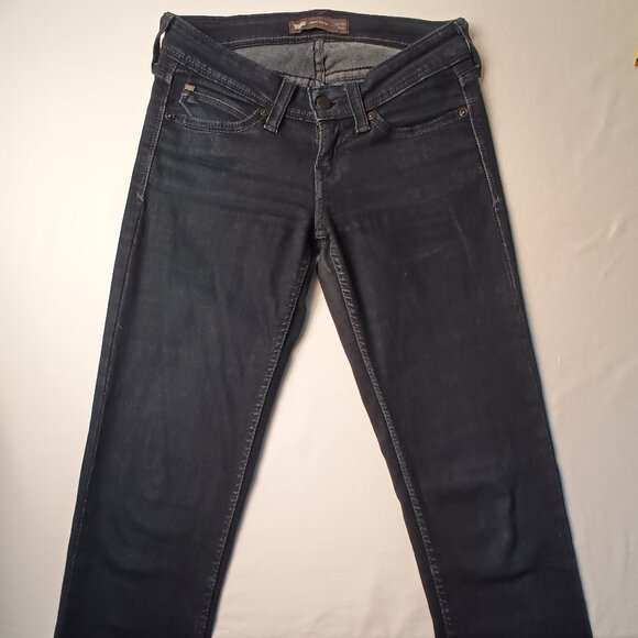 Levi's Jeans Size 0 Demi Curve Low Rise Skinny Leg Dark Wash - Picture 2 of 11